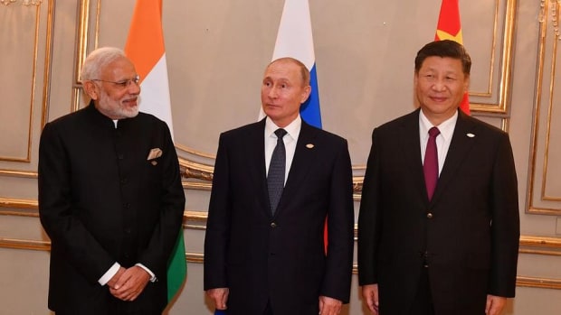 India, Russia and China Leaders