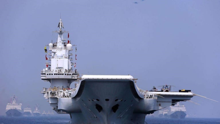 China’s Liaoning Carrier Conducts Attack Drills with J-15 Jets as Japan Fighter Jets Monitor