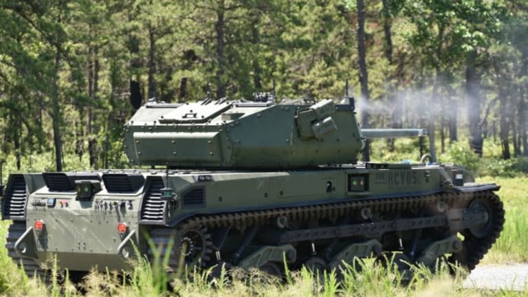 Robot Combat Vehicles Massively Extend Battlefield: Fire Live Bullets, Anti-Tank Missiles