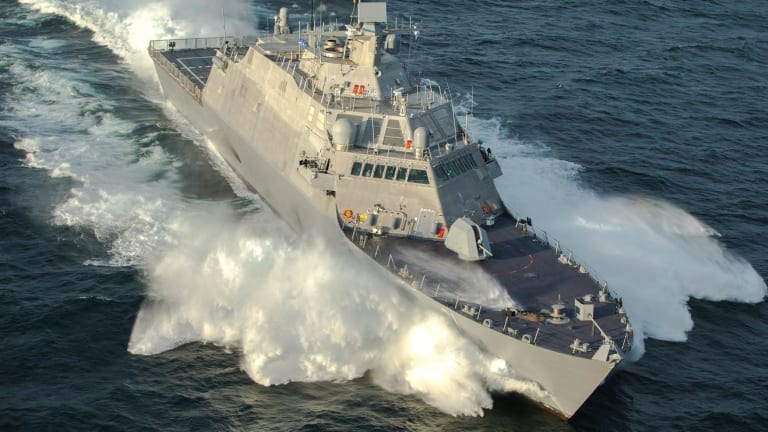 Navy Quietly Surges Ahead Building New Littoral Combat Ships