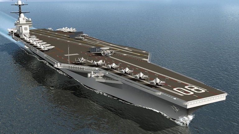 Navy Advances Ford-class Aircraft Carrier Production with Enhanced Strategy