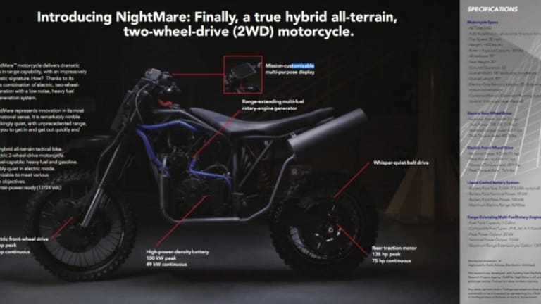 These Are the Custom Stealth Dirt Bikes Made for Covert Ops