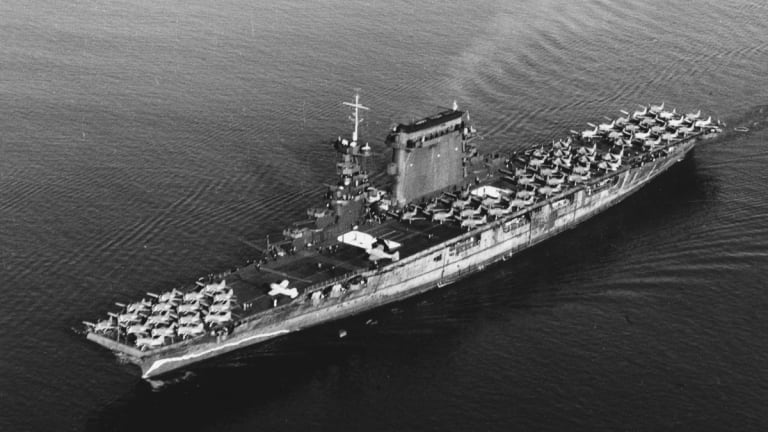 The WW II USS Lexington Was America's First Supercarrier
