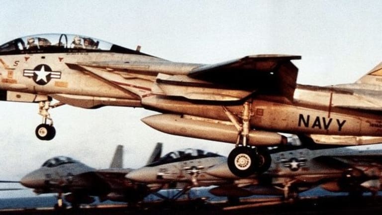 In 1987, U.S. Navy F-14s Engaged Phantom Iranian Planes