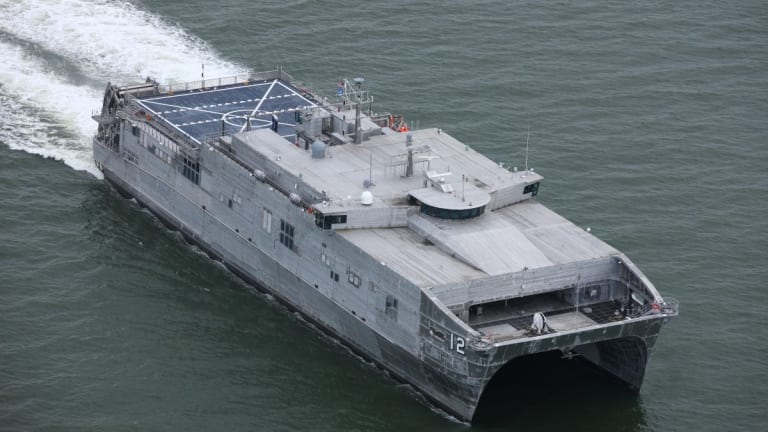 New Navy Expeditionary Fast-Transport Moves Tanks at 35 Knots