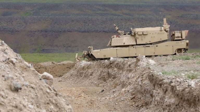 Army Tests Robot-Force Attack on Enemy "Tank Ditch, Minefield"