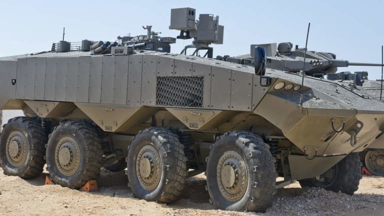 This Is Israel's New Eight-Wheeled Armored Monster Weapon
