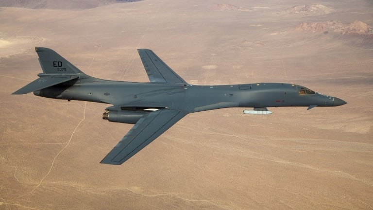 Air Force Arms Classic B-1B Bomber With Hypersonic Weapons