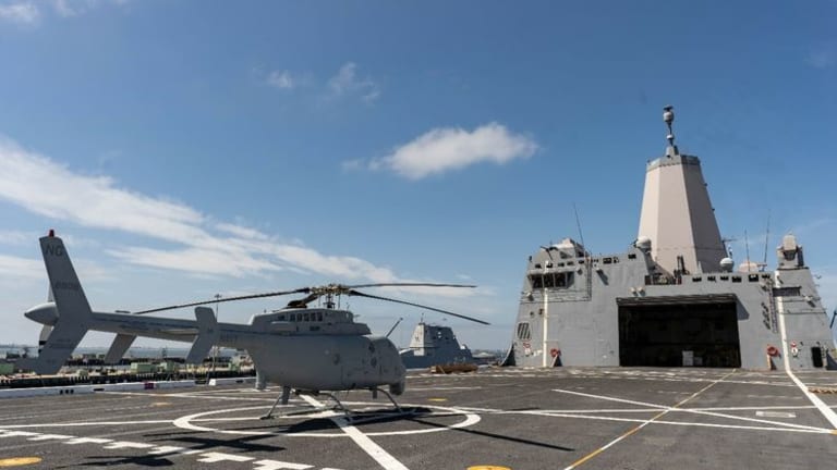 Amphibious Operations: Ship-Launched MQ-8C Fire Scout Drone Massively Extends Future Warfighting Options