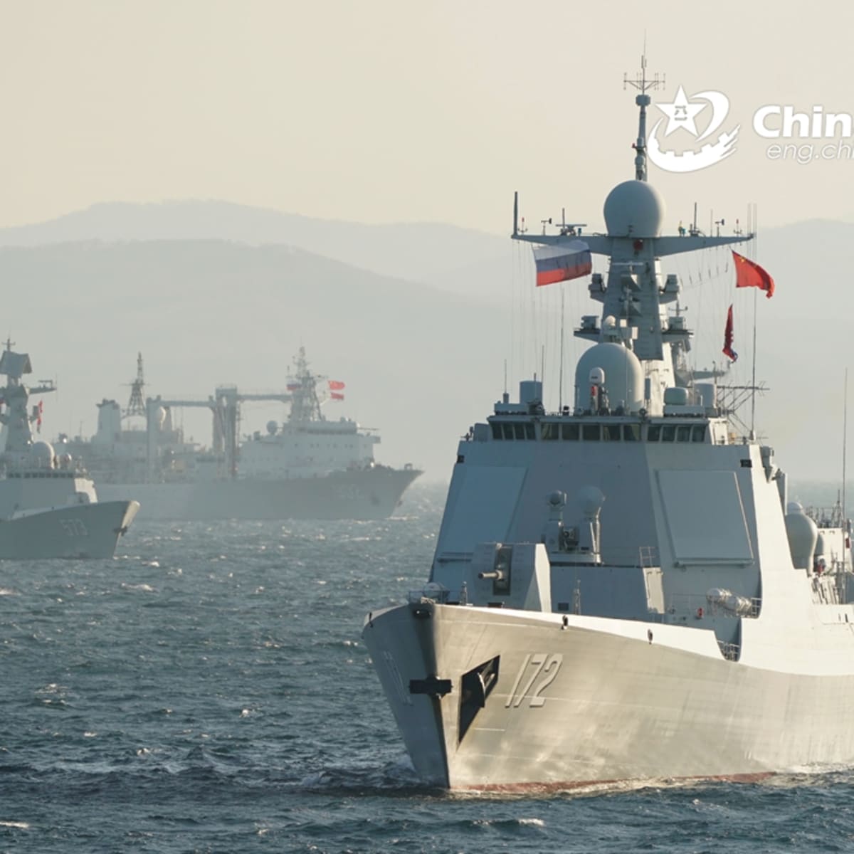 Russian frigates arrive in China in sign of 'close cooperation