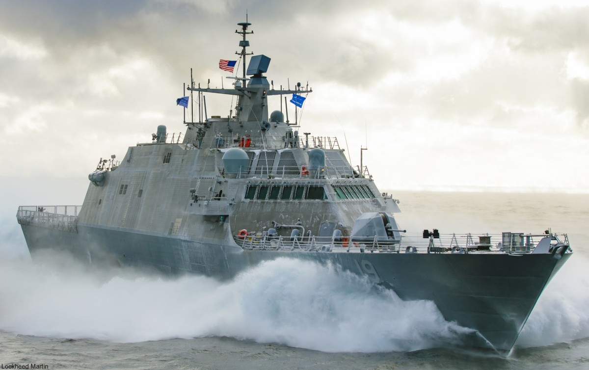 US Navy - Littoral Combat Ship LCS 19 USS St. Louis  acceptance trials - December 2019