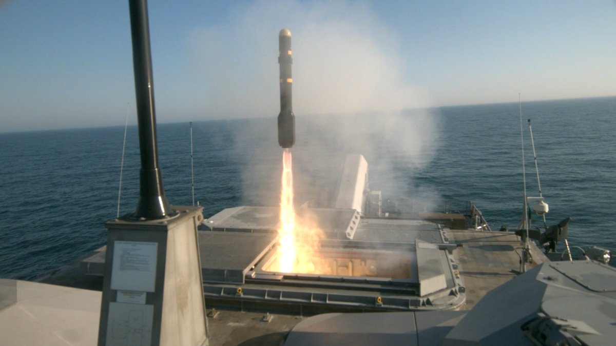 The Freedom-variant littoral combat ship USS Milwaukee (LCS 5) conducted a live-fire missile exercise off the coast of Virginia May 11, firing four longbow hellfire missiles that successfully struck fast inshore attack craft targets. US Navy photo.