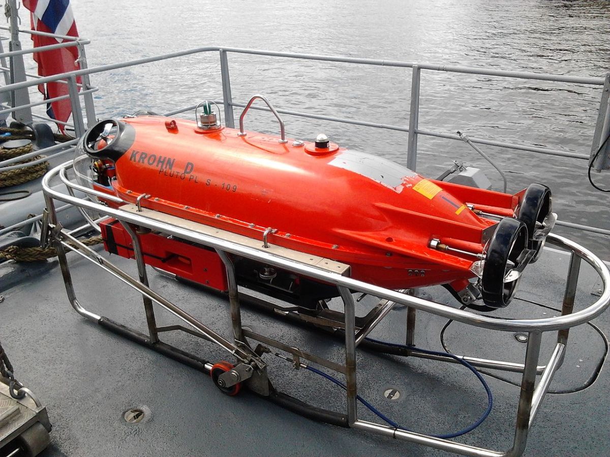 luto Plus Unmanned Underwater Vehicle @ Norwegian minehunter KNM Hinnøy