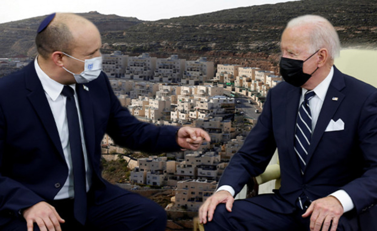 The issue of the V-22 is expected to come up during the visit. Naftali Bennett and Joe Biden, Archive Processing: Reuters