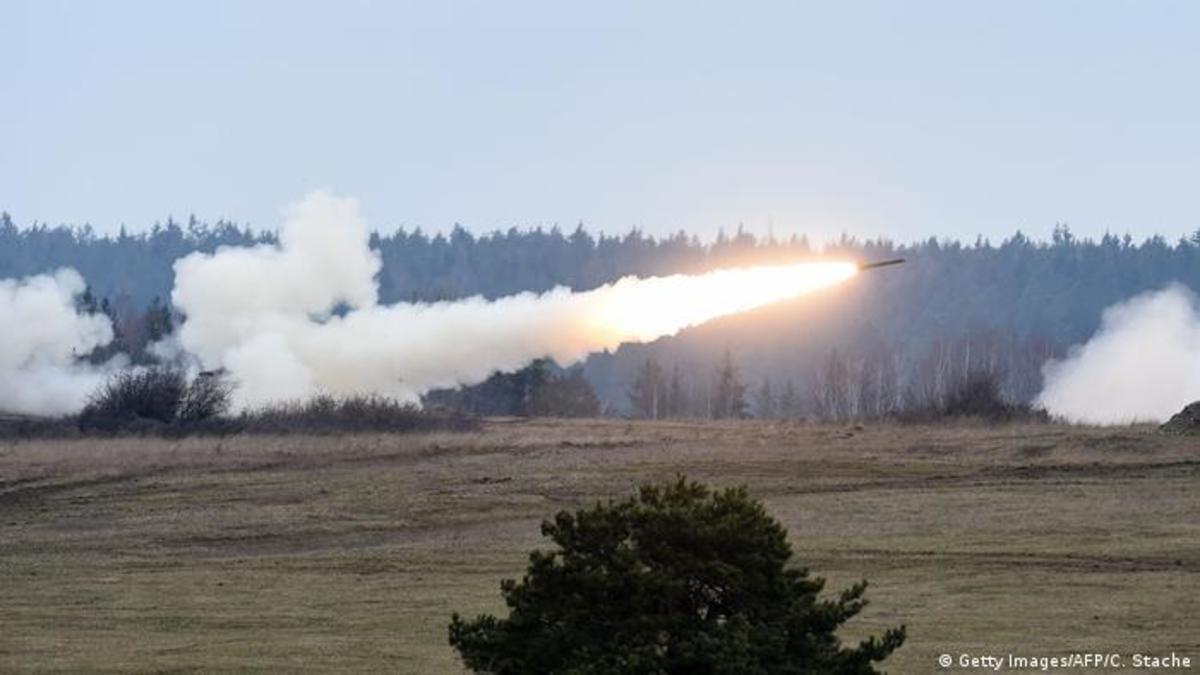 MLRS in action - US Army maneuvers in Germany, March 2020