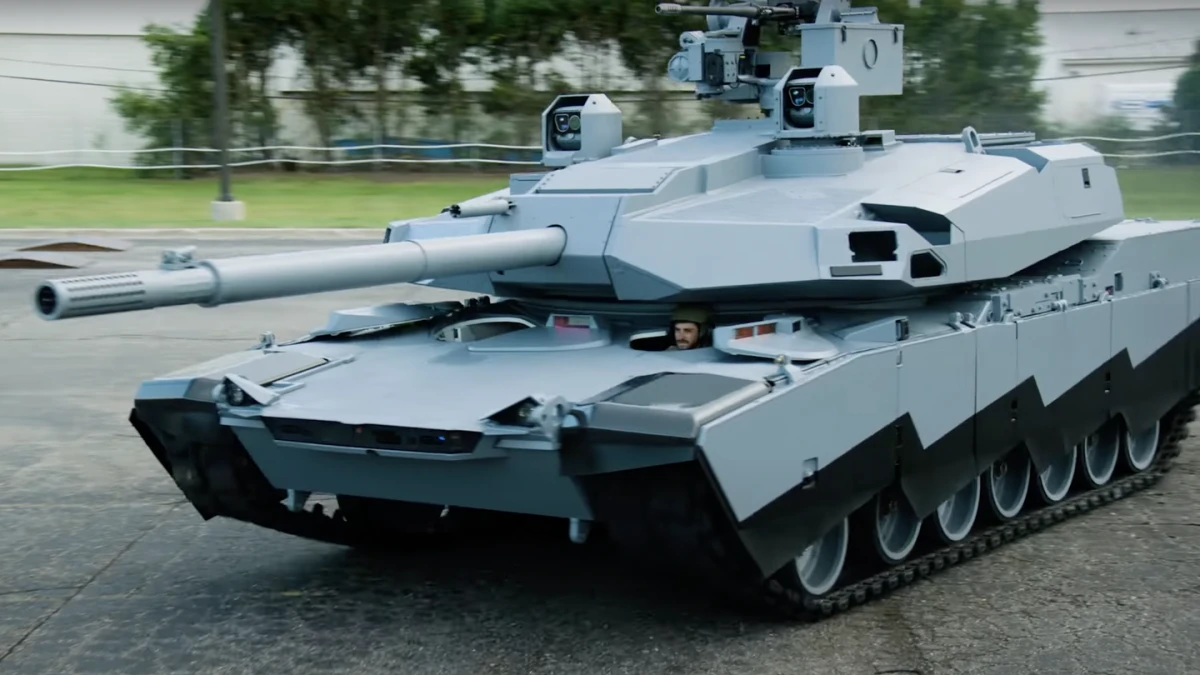The AbramsX main battle tank technology demonstrator.